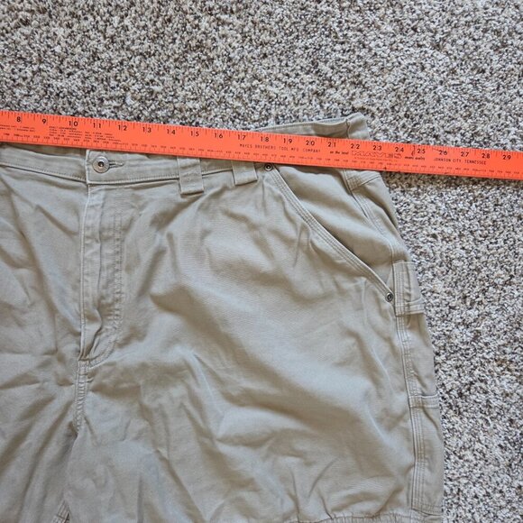 Duluth Trading Flex Fire Hose Shorts Mens 46 Canvas Work Utility 7 Inch Inseam - Picture 5 of 7